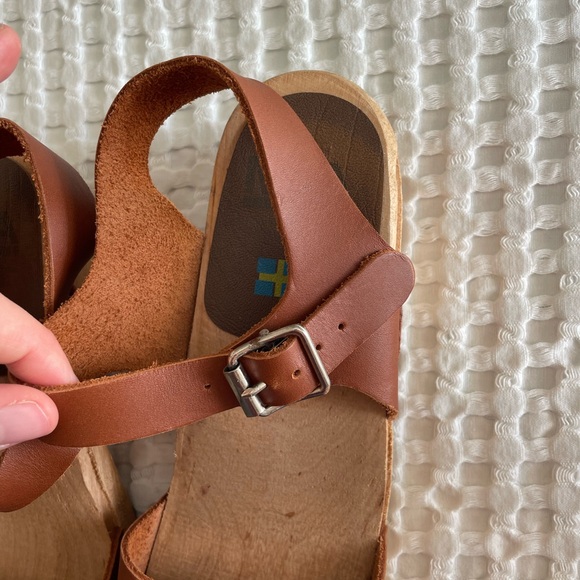 Mia Anja Clogs Size 38 boho wooden hippie - Picture 6 of 9